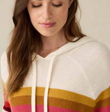 Load image into Gallery viewer, Faherty Throwback Hoodie Golden Trek Stripe