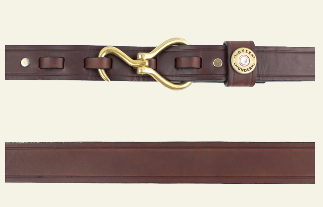 Over Under Hoof Pick Belt Chestnut Brown