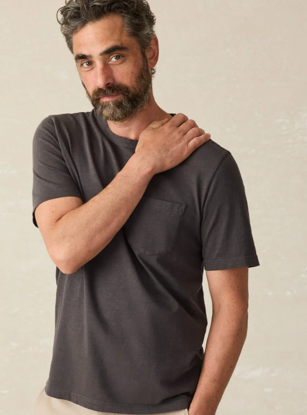 Faherty Men's Tee Black