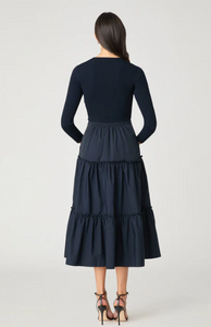 Shoshanna Magda Dress Navy