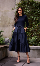 Load image into Gallery viewer, Shoshanna Magda Dress Navy