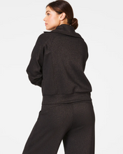 Load image into Gallery viewer, Spanx Airessential Shimmer 1/2 Zip Black