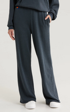 Load image into Gallery viewer, Aviator Nation Wide Leg Pocket Sweatpant Charcoal