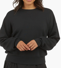 Load image into Gallery viewer, Spanx Airessential Crew Sweatshirt Black