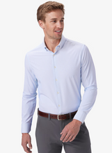 Load image into Gallery viewer, Mizzen + Main Leeward Dress Shirt Bel Air Blue Banker Stripe