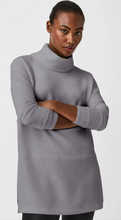 Load image into Gallery viewer, Spanx Aiessentials Turtleneck Tunic Mid Grey