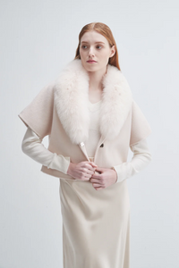 Pissenlit Jacket W Fur Collar