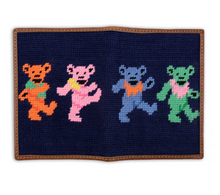 Load image into Gallery viewer, Smathers &amp; Branson Passport Case Dancing Navy