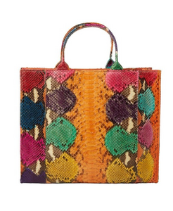 TBC The Adele Large Handbag Orange Multi