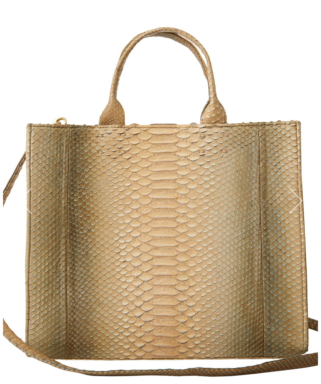 TBC The Adele Large Handbag Natural Python