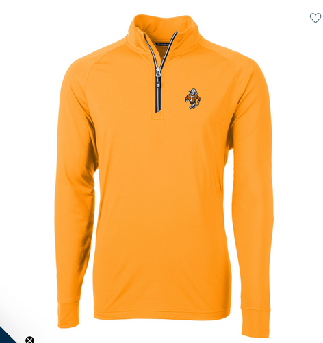 C&B  Mens 1/4 Zip TN Logo Orange