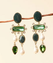 Load image into Gallery viewer, Mignonne Gavigan Luxe Greenwich Earring Green