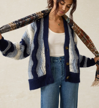 Load image into Gallery viewer, Faherty Women&#39;s Fireside Cardigan Indigo