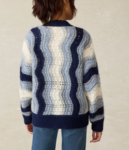 Load image into Gallery viewer, Faherty Women&#39;s Fireside Cardigan Indigo