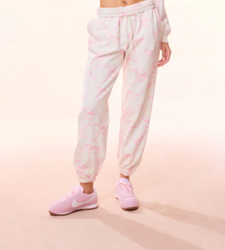 Love Shack Fancy Lillia Sweatpant Pink