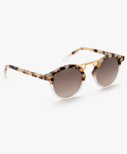 Krewe St. Louis Matte Oyster to Crystal Mirror Polarized 24K