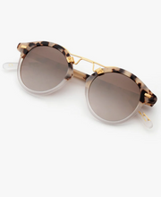 Load image into Gallery viewer, Krewe St. Louis Matte Oyster to Crystal Mirror Polarized 24K