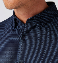 Load image into Gallery viewer, Mizzen + Main Halyard SS Polo Navy Dot