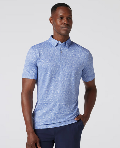 Mizzen + Main Halyard SS Polo Sky Woodstock