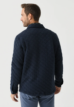 Load image into Gallery viewer, Faherty Men&#39;s Epic Quilted Fleece CPO Navy Melange