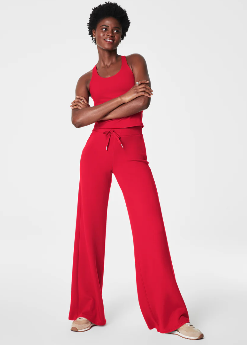 Spanx Airessential Wide Leg Pant Red