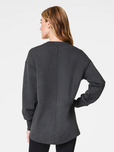 Load image into Gallery viewer, Spanx Brushed Airessential Tunic Heather Dark Grey