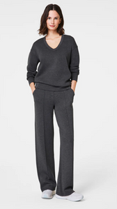 Spanx Air-Brush Straight Leg Pant Dark Grey