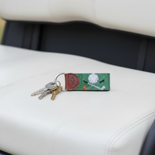 Load image into Gallery viewer, S&amp;B Key Fob Golf Clubs Green