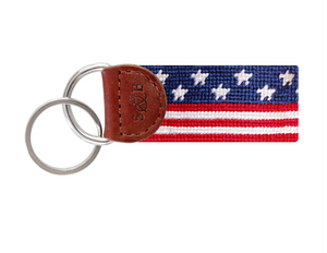 Smathers & Branson Key Fob Old Glory Flag