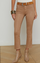 Load image into Gallery viewer, L&#39;Agence Tati Crop Micro Boot Cappuccino Coated