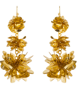 Mignonne Gavigan Carmine Triple Drop Earring Gold