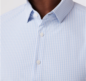 Mizzen + Main Leeward Dress Shirt Cornflower Winston Check