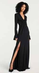 Cinq a' Sept Evelyn Gown Black