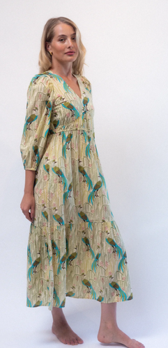 Starkx Porto Dress Peacock Print