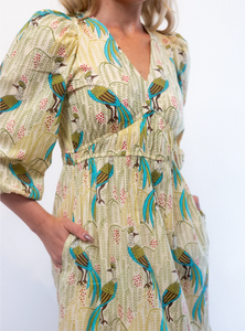 Starkx Porto Dress Peacock Print