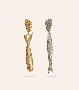 Mignonnne Gavigan Sardina Earring Gold/Silver Mixed Metal Drop Earrings