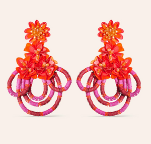 Mignonne Gavigan Flor Luxe Earring Pink