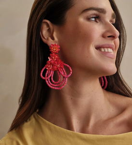 Mignonne Gavigan Flor Luxe Earring Pink