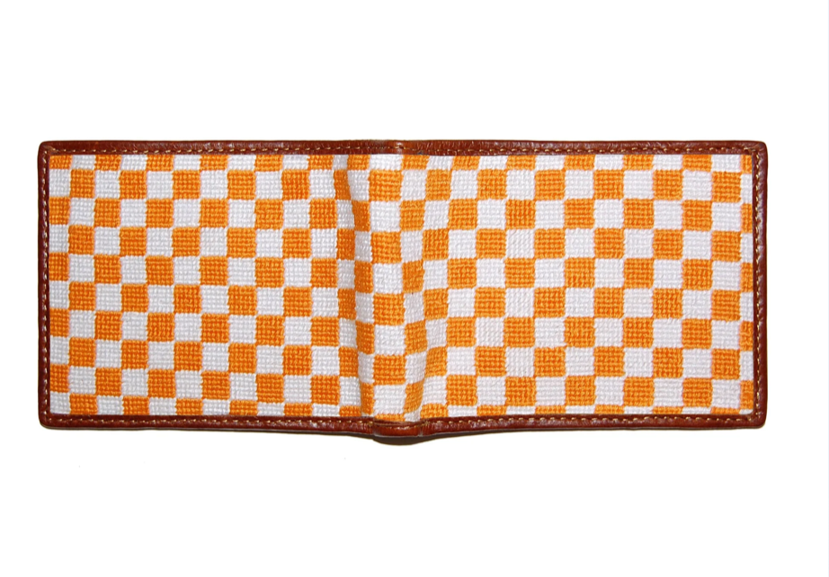 Smathers & Branson Bi-Fold Wallet UT Checkerboard