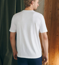 Load image into Gallery viewer, Faherty Men&#39;s Sunwashed Tee White