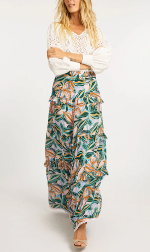 Caballero Pierra Skirt Sea Leaves