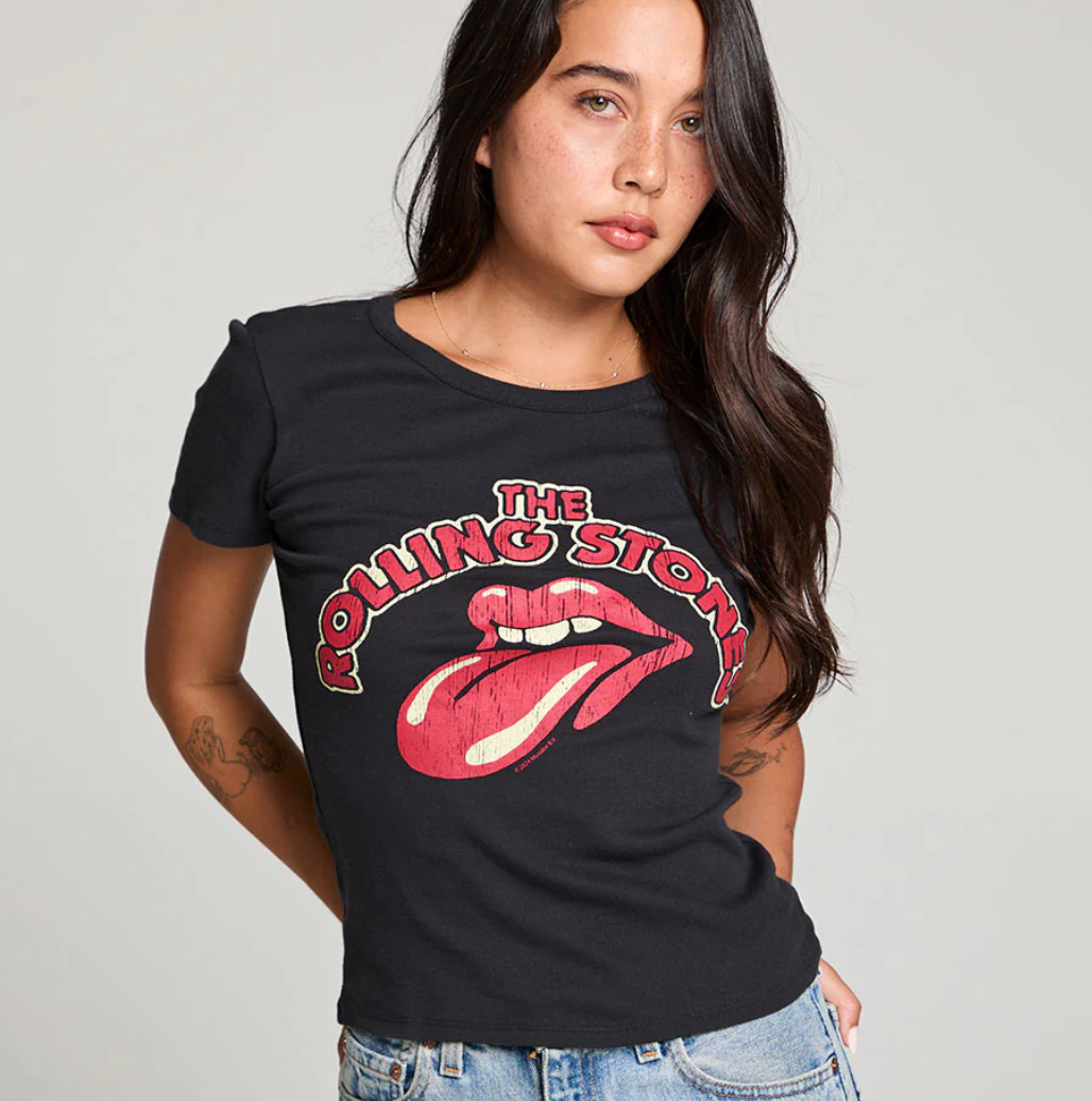 Rolling Stones T Shirt Black