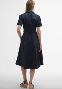 Barbour Ivy Midi Dress Dark Navy