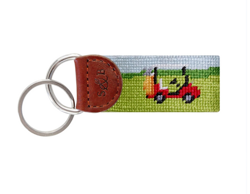 Smathers & Branson Key Fob Golf Cart Scene