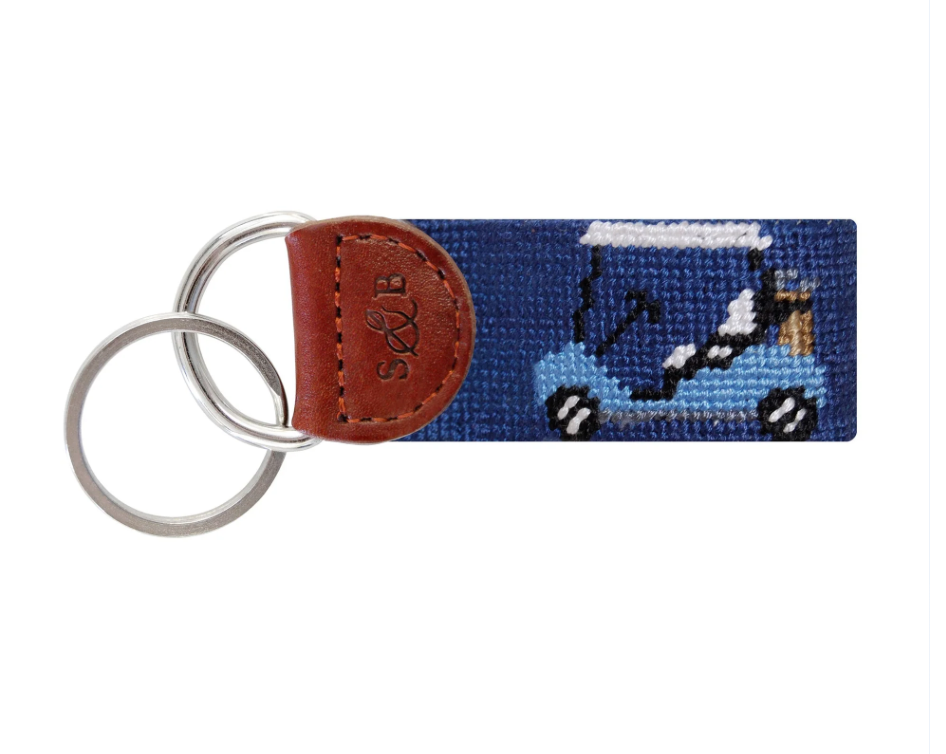 Smathers & Branson Key Fob Golf Cart Navy