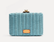 Load image into Gallery viewer, FV Paige Wicker Box Clutch