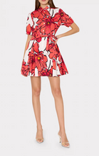 Load image into Gallery viewer, Milly Juni Windflower Mini Dress Coral Multi