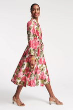 Load image into Gallery viewer, FV Lucille Dupioni Dress Pretty Peonies