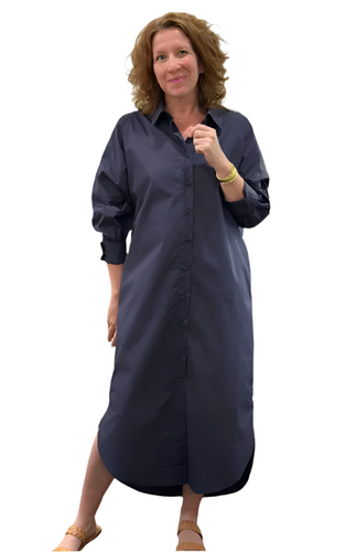 Piper Long Dress Navy