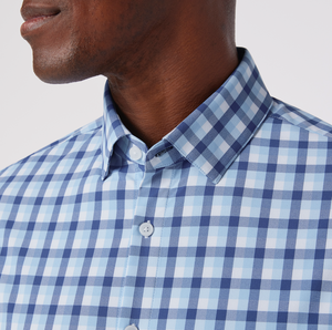 MM Leeward Dress Shirt Coastal Fjord Dylan Plaid